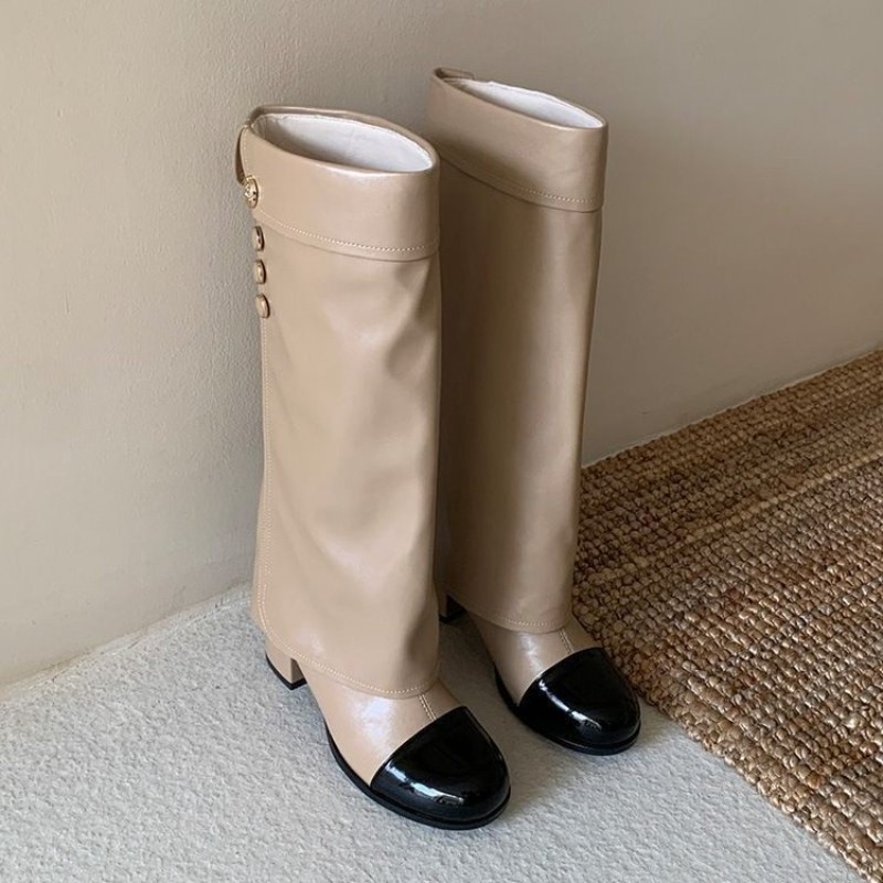 Elegant Black White Spliced Kn - No Show Sock Women ulasan dan harga
