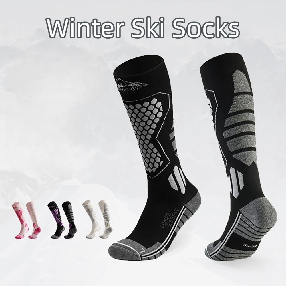 New Thickened Ski Socks Anti-s - Thermal Sock Winter ulasan dan harga