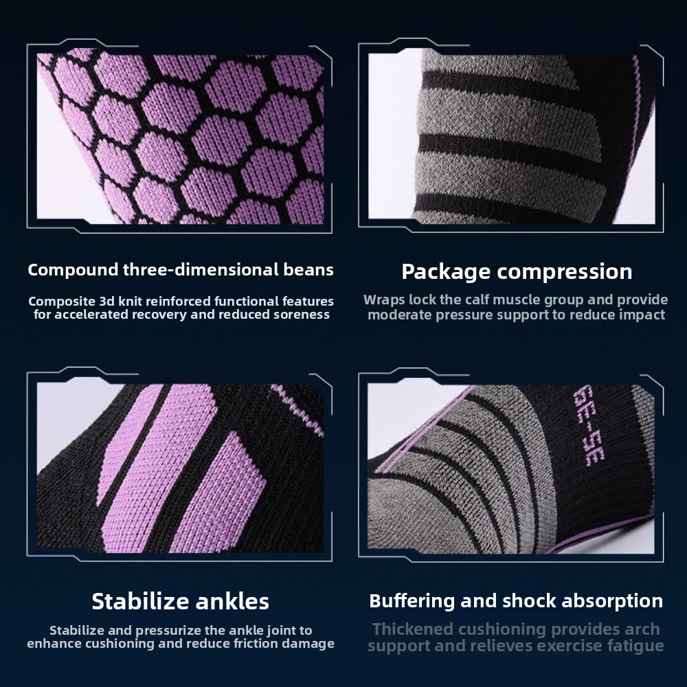 New Thickened Ski Socks Anti-s - Thermal Sock Winter ulasan dan harga