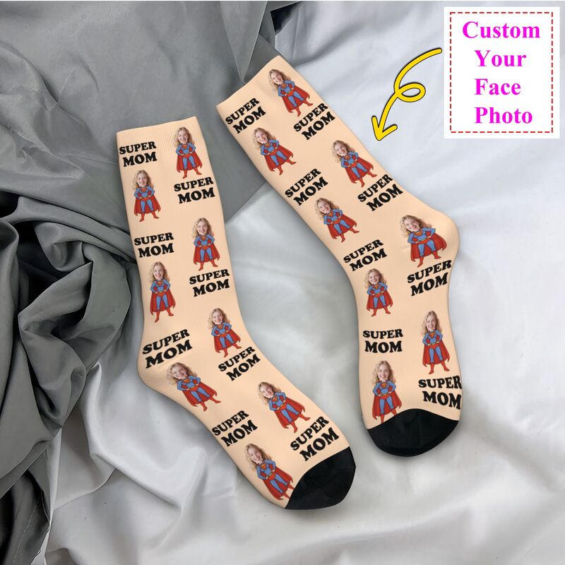 Super Mom Custom Mens Crew Soc - Dress Sock Men ulasan dan harga