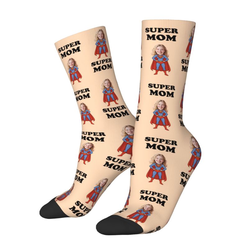 Super Mom Custom Mens Crew Soc - Dress Sock Men ulasan dan harga