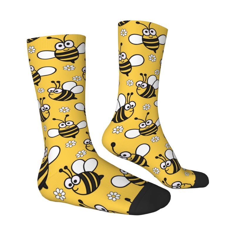 Custom Cute Little Bees Men's  - Dress Sock Men ulasan dan harga
