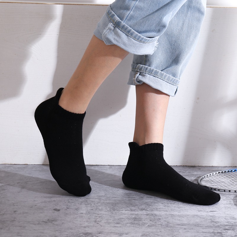 1/5/10 Pairs Unisex Cotton Spo - Ankle Sock Low Cut ulasan dan harga