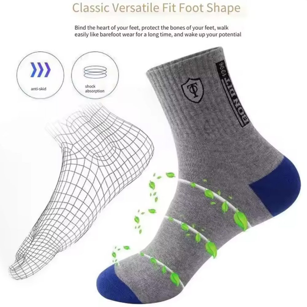 Men's5/10-Pack Premium Thermal - Cotton Crew Sock Pack ulasan dan harga