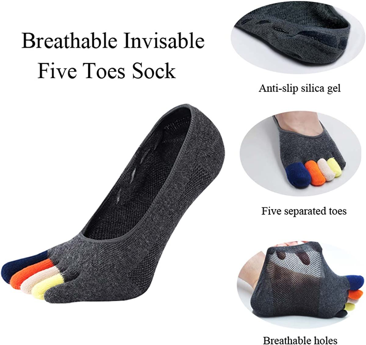 5 Pairs Men's Low Cut Loafer S - Invisibility Sock Loafer ulasan dan harga