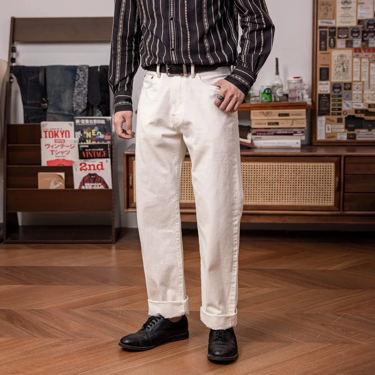 Red Tornado 55501 White Relaxe - Levis Jeans 501 ulasan dan harga