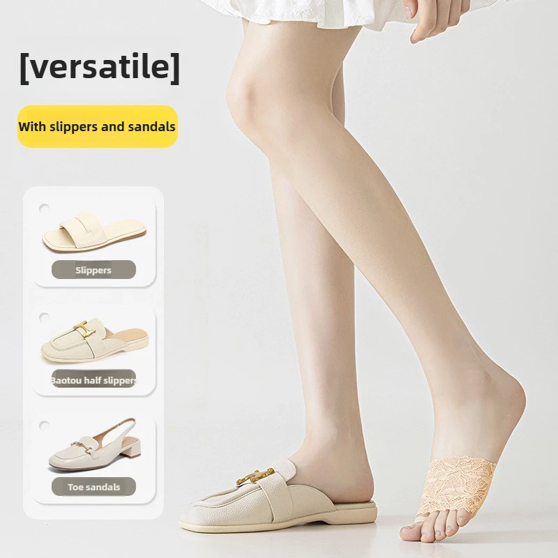 1-10Pairs Women Lace Loafer So - Invisibility Sock Loafer ulasan dan harga